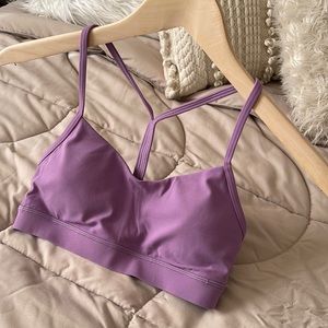Lululemon Flow Y Nulu Bra Purple